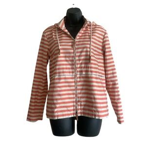Lafayette 148 New York Hooded Lightweight Zip Jacket